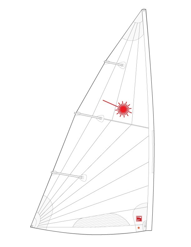 Laser/ILCA Mk2 Bi-Radial Sail