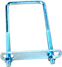 Dynamic Dolly U-Bolt with Plates for Trailer Racks