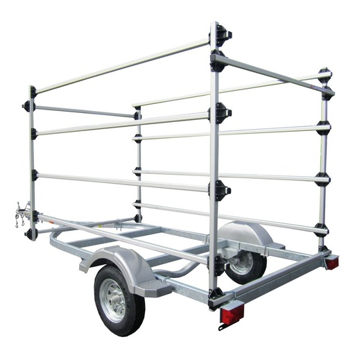 [5196] Dynamic Dollies 8 Optimist Trailer Rack